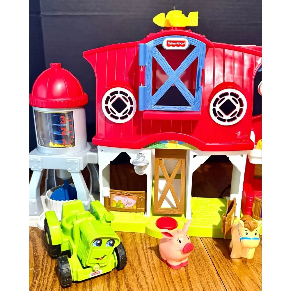 FP Little People Caring For Animals Farm Barn Farmer Animals Smart Stages set 1